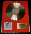 OASIS/LTD. EDITION CD GOLD DISC/RECORD/