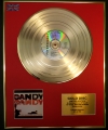 THE JESUS AND MARY CHAIN/LTD. EDITION CD GOLD DISC/PSYCHO CANDY
