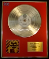 BLACK SABBATH/LTD. EDITION CD GOLD DISC/RECORD/VOL. 4