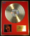 IGGY AND THE STOOGES/LIMITED EDITION CD GOLD DISC/RECORD/COA/RAW POWER