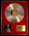 DUSTY SPRINGFIELD/LIMITED EDITION CD GOLD DISC/RECORD/COA/DUSTY IN MEMPHIS