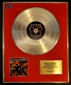 BLACK VEIL BRIDES/LIMITED EDITION CD GOLD DISC/RECORD/COA/SET THE WORLD ON FIRE