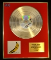 VELVET UNDERGROUND/LIMITED EDITION CD GOLD DISC/RECORD/COA/THE VELVET UNDERGROUND & NICO
