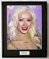 CHRISTINA AGUILERA/FRAMED PHOTO