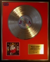 JANE'S ADDICTION/LIMITED EDITION CD GOLD DISC/RECORD/COA/RITUAL DE LO HABITUAL