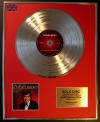 ENGELBERT HUMPERDINCK/LIMITED EDITION CD GOLD DISC/RECORD/COA/THE BEST OF ENGELBERT SPANISH EYES
