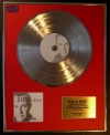JIM REEVES/LIMITED EDITION CD GOLD DISC/RECORD/COA/THE VERY BEST OF  JIM REEVES