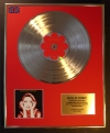 KIM WILDE/LIMITED EDITION CD GOLD DISC/RECORD/COA/THE VERY BEST OF KIM WILDE
