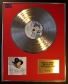 TIM MCGRAW/LIMITED EDITION CD GOLD DISC/RECORD/COA/SOUTHERN VOICE