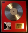 KENNY CHESNEY/LIMITED EDITION CD GOLD DISC/RECORD/COA/HEMINGWAY'S WHISKEY
