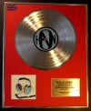 HANSON/LIMITED EDITION CD GOLD DISC/RECORD/COA/UNDERNEATH