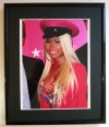 NICKI MINAJ/SIGNED PHOTO/FRAMED/COA