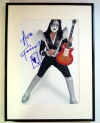 ACE FREHLEY/SIGNED PHOTO/FRAMED/COA