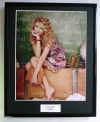TAYLOR SWIFT/FRAMED