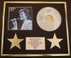 DAVID BOWIE/CD DISPLAY/ LIMITED EDITION/COA/DAVID LIVE