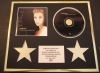 CELINE DION/CD DISPLAY/ LIMITED EDITION/COA/LET'S TALK ABOUT LOVE