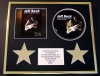 JEFF BECK/CD DISPLAY/LIMITED EDITION/PERFORMING THIS WEEK..LIVE AT RONNIE SCOTT'S