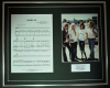 ABBA/SONG SHEET & PHOTO DISPLAY/LTD. EDITION/MAMMA MIA