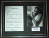 ARETHA FRANKLIN/SONG SHEET & PHOTO DISPLAY/LTD. EDITION/NATURAL WOMAN