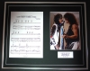 AEROSMITH/SONG SHEET & PHOTO DISPLAY/LTD. EDITION/I DON'T WANT TO MISS A THING