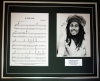 BOB MARLEY/SONG SHEET & PHOTO DISPLAY/LTD. EDITION/IS THIS LOVE
