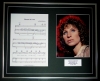 BARBRA STREISAND/SONG SHEET & PHOTO DISPLAY/LTD. EDITION/WOMAN IN LOVE