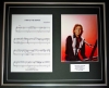 BARRY MANILOW/SONG SHEET & PHOTO DISPLAY/LTD. EDITION/I WRITE THE SONGS