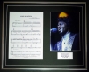 JAMES BROWN/SONG SHEET & PHOTO DISPLAY/LTD. EDITION/LIVING IN AMERICA