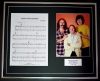 CROSBY, STILLS & NASH/SONG SHEET & PHOTO DISPLAY/LTD. EDITION/TEACH YOUR CHILDREN
