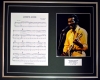 CHUCK BERRY/SONG SHEET & PHOTO DISPLAY/LTD. EDITION/JOHNNY B. GOODE