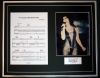 CHER/SONG SHEET & PHOTO DISPLAY/LTD. EDITION/IF I COULD TURN BACK TIME