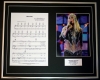 CHER/SONG SHEET & PHOTO DISPLAY/LTD. EDITION/BELIEVE
