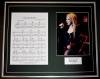 CYNDI LAUPER/SONG SHEET & PHOTO DISPLAY/LTD. EDITION/TIME AFTER TIME