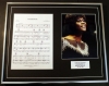 DIONNE WARWICK/SONG SHEET & PHOTO DISPLAY/LTD. EDITION/WALK ON BY