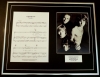 THE DOORS/SONG SHEET & PHOTO DISPLAY/LTD. EDITION/LIGHT MY FIRE