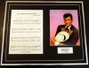 DEAN MARTIN/SONG SHEET & PHOTO DISPLAY/LTD. EDITION/AIN'T THAT A KICK IN THE HEAD