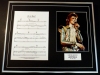 DAVID BOWIE/SONG SHEET & PHOTO DISPLAY/LTD. EDITION/LIFE ON MARS?