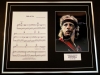 DIRE STRAITS/SONG SHEET & PHOTO DISPLAY/LTD. EDITION/WALK OF LIFE