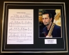 ERIC CLAPTON/SONG SHEET & PHOTO DISPLAY/LTD. EDITION/TEARS IN HEAVEN