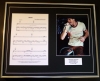 ENRIQUE IGLESIAS/SONG SHEET & PHOTO DISPLAY/LTD. EDITION/HERO