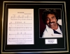 ENGELBERT HUMPERDINCK/SONG SHEET & PHOTO DISPLAY/LTD. EDITION/RELEASE ME