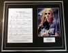 KID ROCK/SONG SHEET & PHOTO DISPLAY/LTD. EDITION/ALL SUMMER LONG
