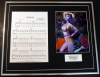 KATY PERRY/SONG SHEET & PHOTO DISPLAY/LTD. EDITION/FIREWORK
