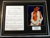 KYLIE/SONG SHEET & PHOTO DISPLAY/LTD. EDITION/CAN'T GET YOU OUT OF MY HEAD