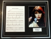 KATE BUSH/SONG SHEET & PHOTO DISPLAY/LTD. EDITION/WUTHERING HEIGHTS