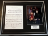 LED ZEPPELIN/SONG SHEET & PHOTO DISPLAY/LTD. EDITION/STAIRWAY TO HEAVEN