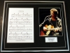 LOU REED/SONG SHEET & PHOTO DISPLAY/LTD. EDITION/PERFECT DAY