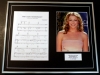 LEANN RIMES/SONG SHEET & PHOTO DISPLAY/LTD. EDITION/CAN'T FIGHT THE MOONLIGHT