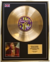 JIMI HENDRIX/LTD. EDITION CD GOLD DISC/RECORD/THE BEST OF JIMI HENDRIX