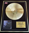 CHRIS DE BURGH/LTD. EDITION CD GOLD DISC/RECORD/MAN ON THE LINE